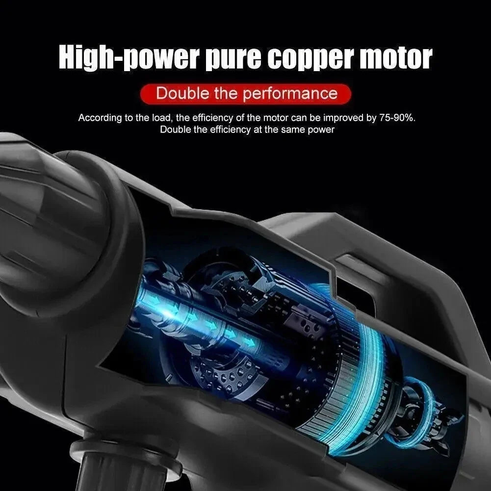 60Bar Cordless Pressure Washer – Portable High-Pressure Car Wash Spray Gun