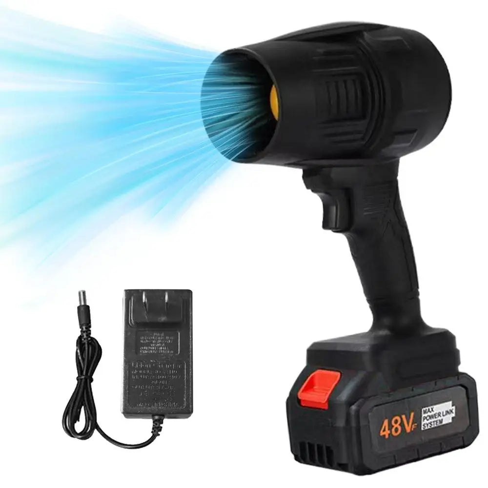 Cordless Mini Air Blower – Handheld Jet Fan for Dust & Leaf Cleaning