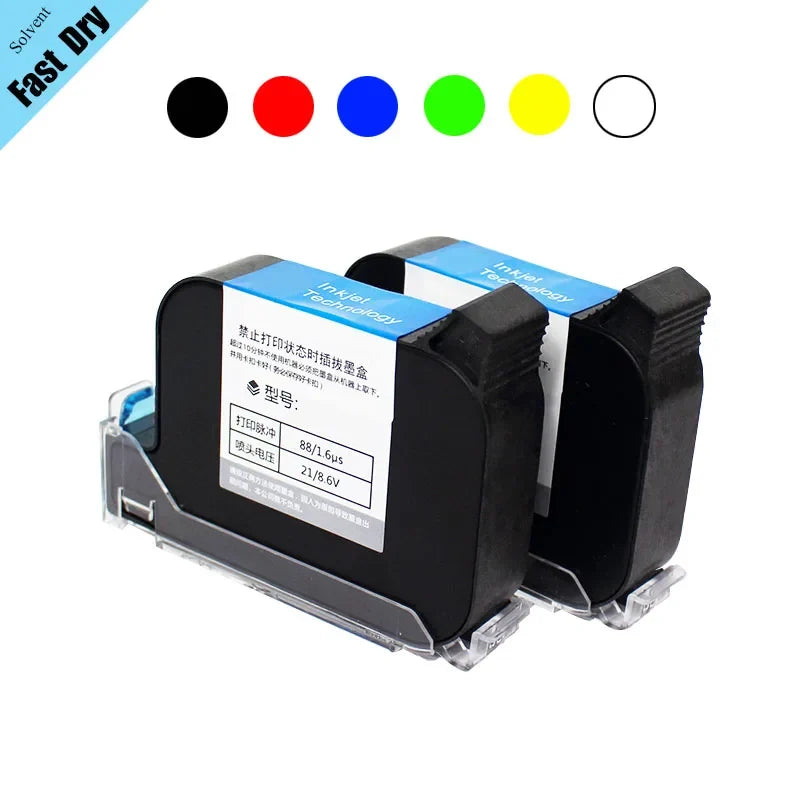 42ml Eco Solvent Ink Cartridge – Replacement Black Ink for Handheld TIJ Printers
