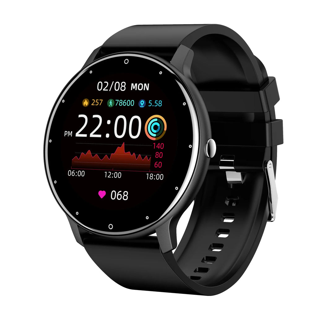 Men's Smart Watch – Full Touch Screen Fitness Tracker, Waterproof