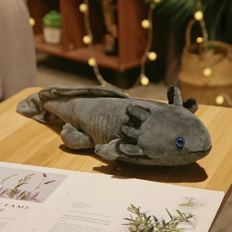 Kawaii Axolotl Plush Toy – Colorful Newt Stuffed Long Pillow