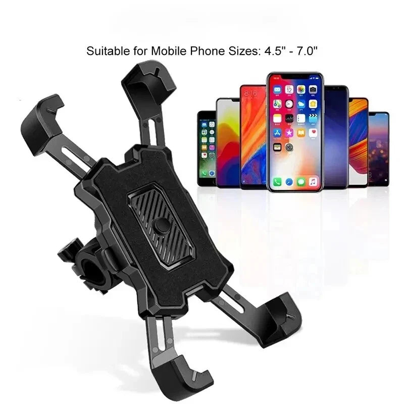 Bicycle Phone Holder – 360° Rotating Handlebar Mount