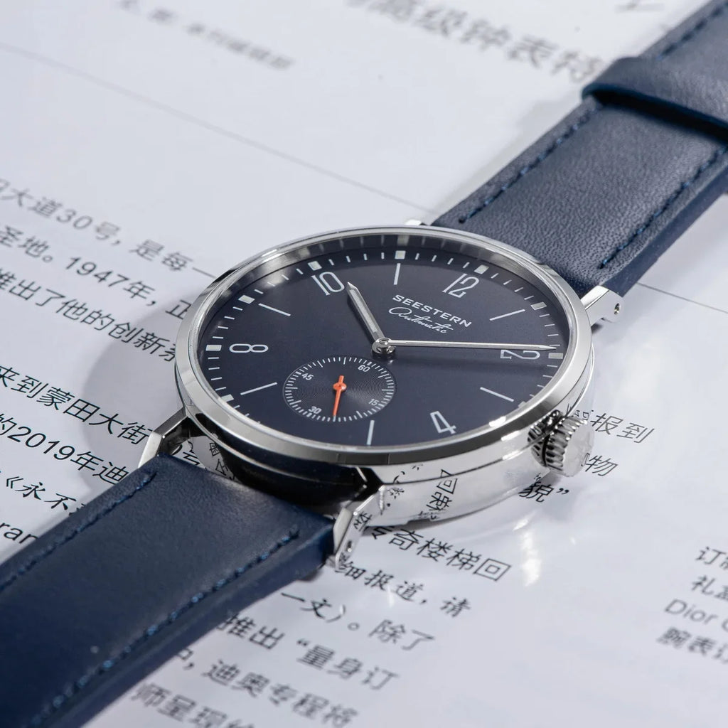 Men's Ultra-Thin Automatic Dress Watch – Stainless Steel Business Watch
