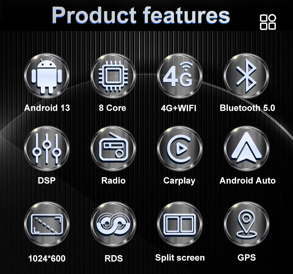 7" Touch Screen Car Stereo Head Unit for Seat Ibiza 2009–2013
