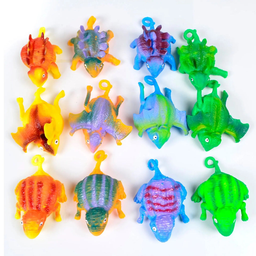3PCS Inflatable Dinosaur Squeeze Vent Ball Fidget Toy Set