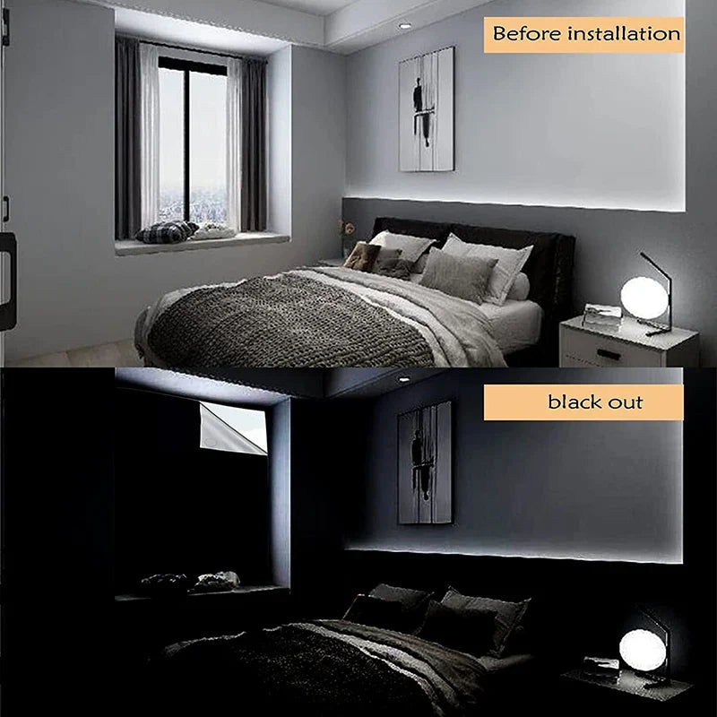 Blackout Window Tint Film – Privacy Darkening Film for Home & Car