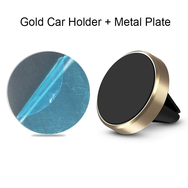 Magnetic Car Phone Holder – Air Vent Mount with 360° Rotation