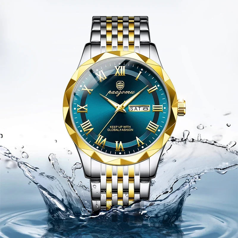 Men's Minimalist Quartz Leisure Watch – Waterproof Sport Watch