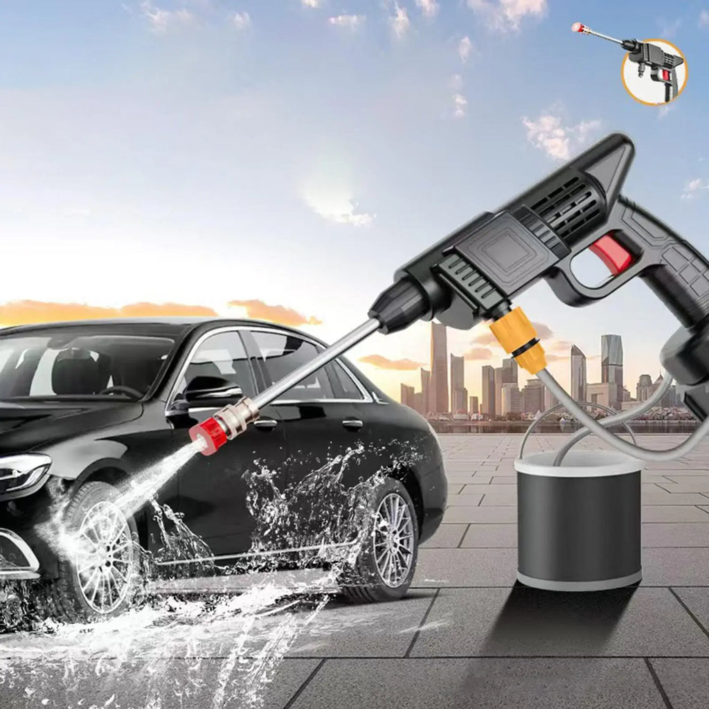 Cordless High-Pressure Washer – Portable Car Wash Spray Gun
