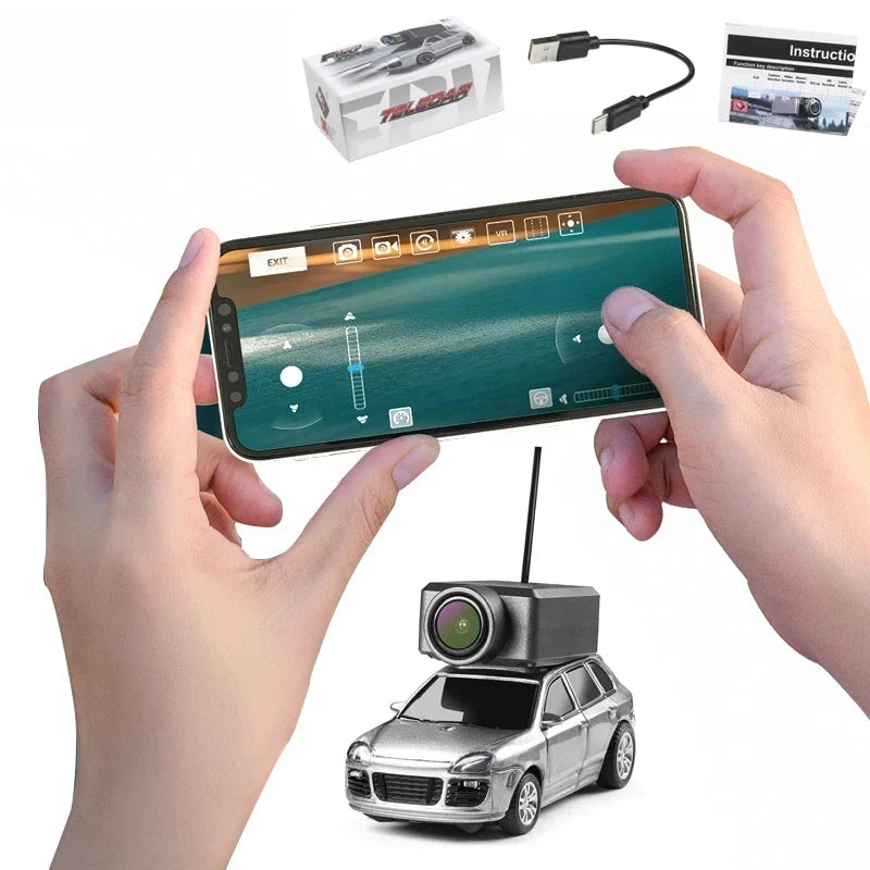 6401 Mini RC Car 1:64 with 720P FPV Camera – Kids Racing Toy