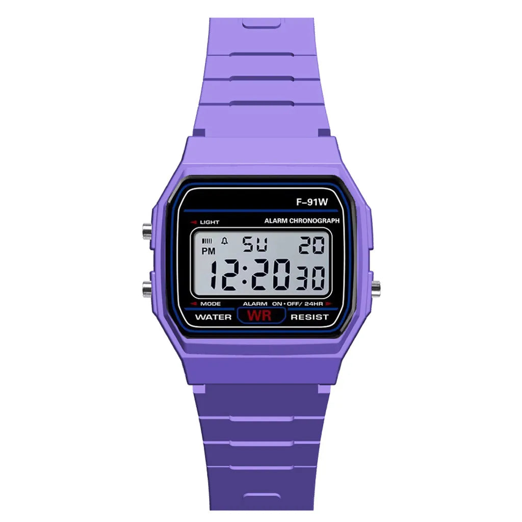 Men's Military LED Digital Watch, Sport Silicone Band, Water Resistant