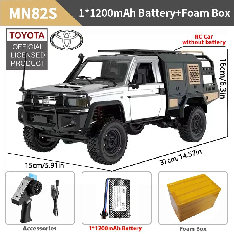 ZWN MN82 MN82S 1/12 RC Pickup Truck 4WD Off-Road Climbing Toy
