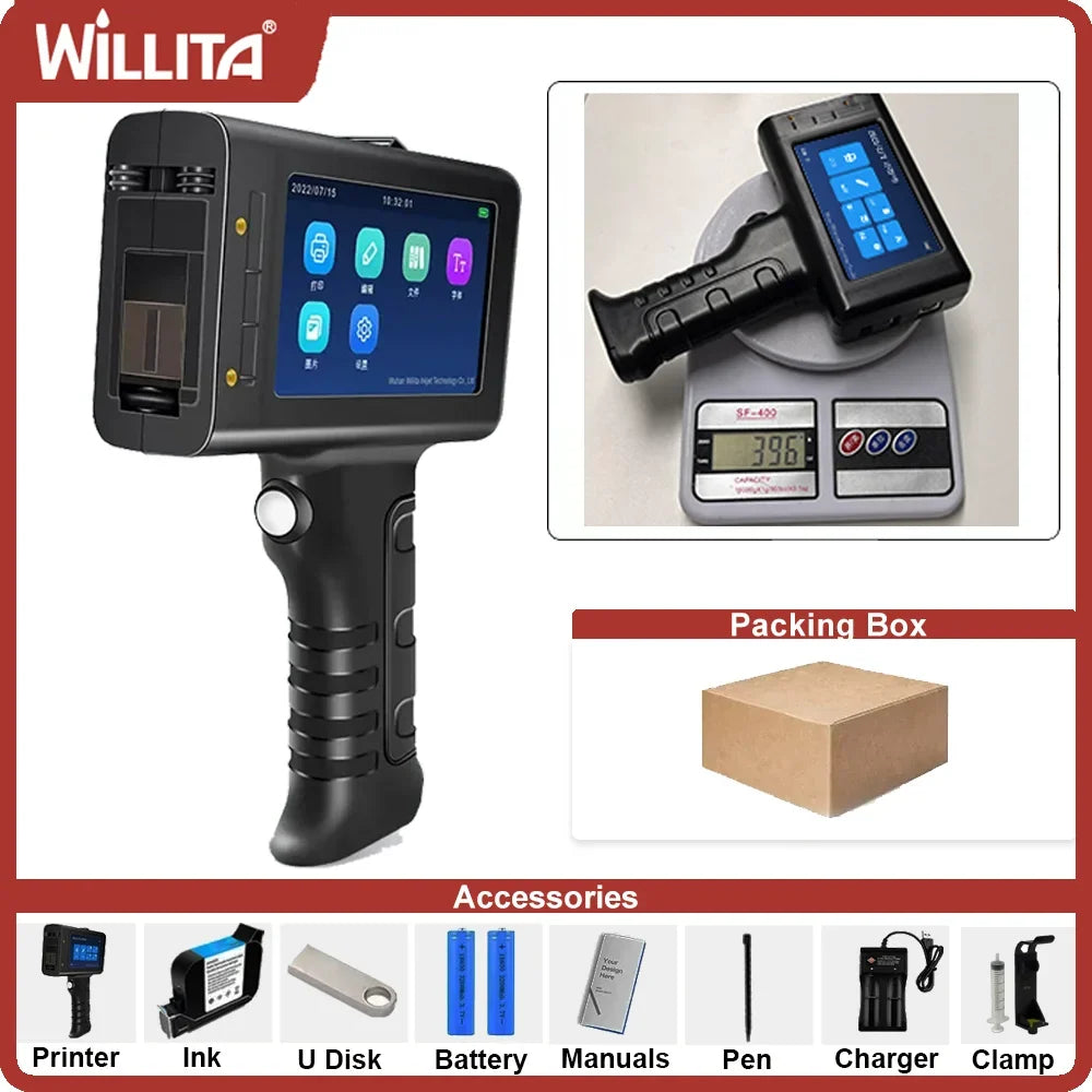 Handheld Thermal Inkjet Printer – Date, Logo & Expiry Date Printer
