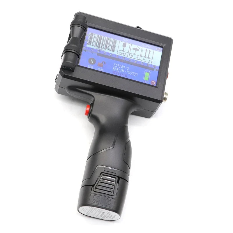 Handheld Inkjet Label Printer – QR Bar Batch Code & Expiry Date Printer