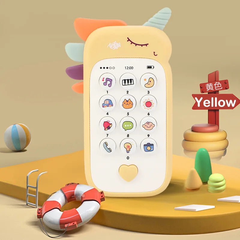 Baby Phone Toy – Musical Sound Telephone with Teether for Infants