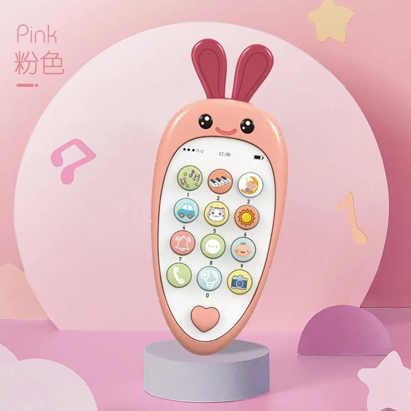 Baby Phone Toy – Musical Sound Telephone with Teether for Infants