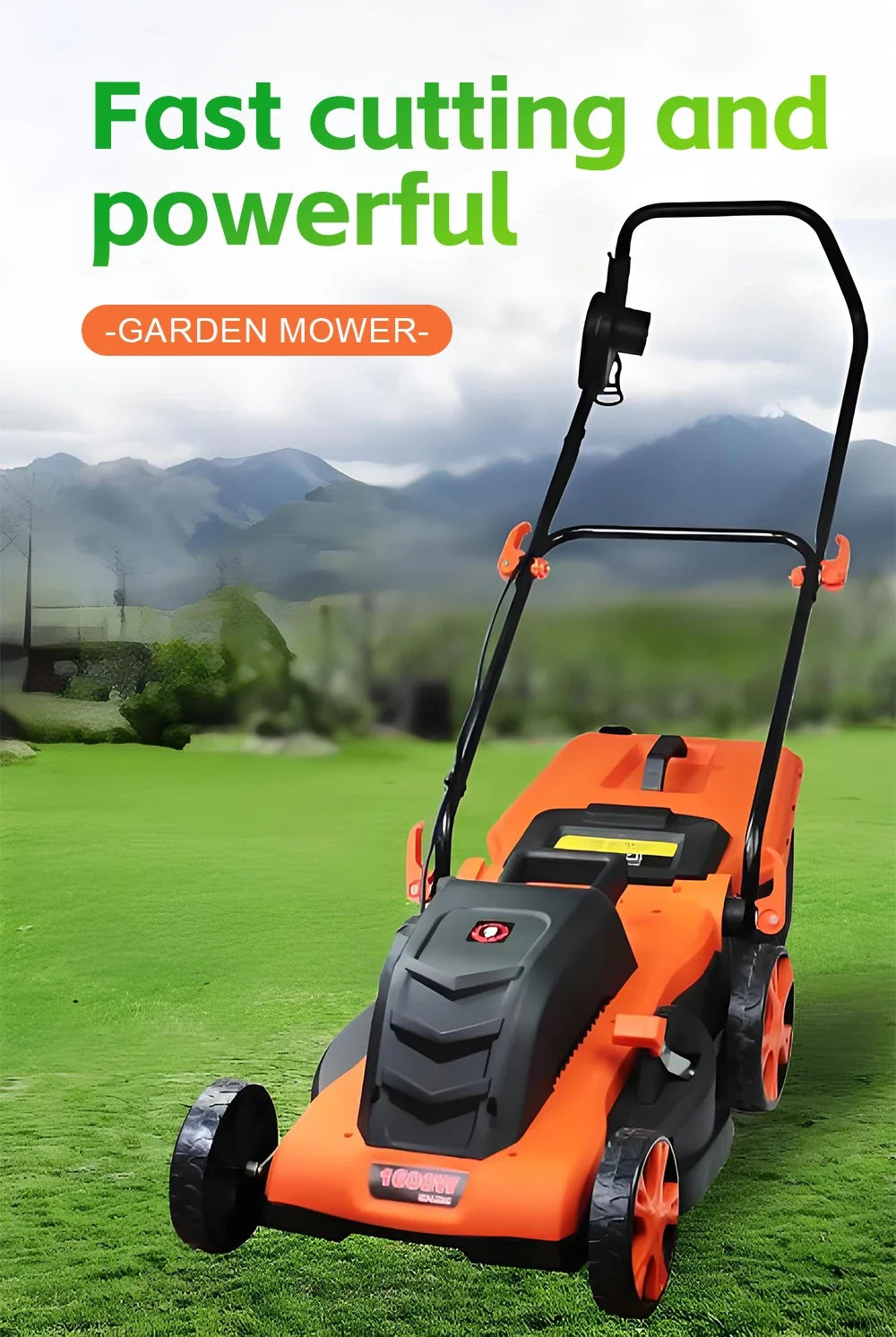 Handheld Electric Weeder and Lawn Trimmer, Cordless Brushless Garden Tool