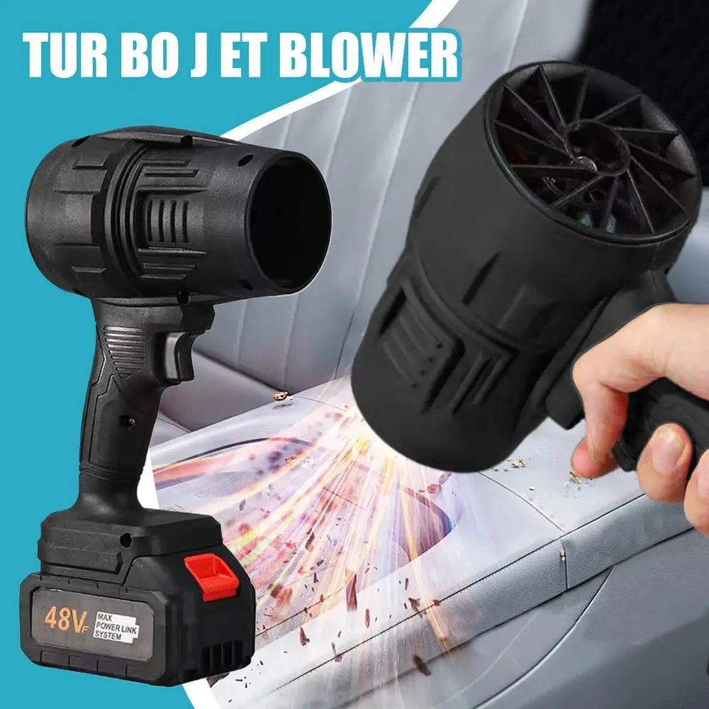 Cordless Mini Air Blower – Handheld Jet Fan for Dust & Leaf Cleaning