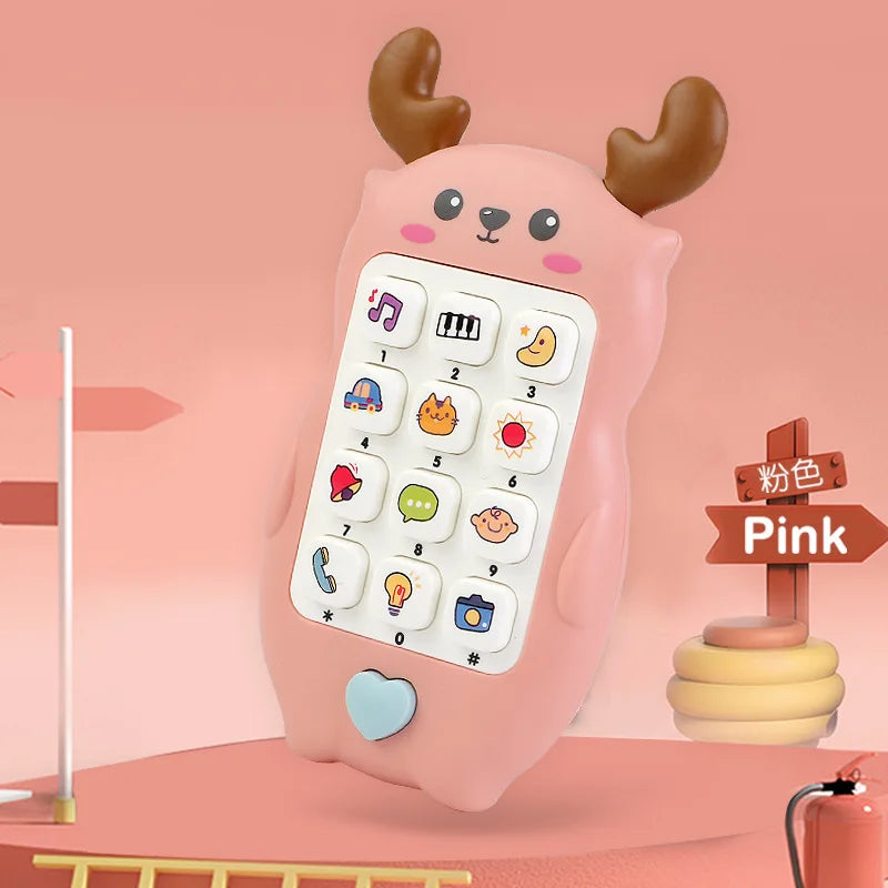 Baby Phone Toy – Musical Sound Telephone with Teether for Infants