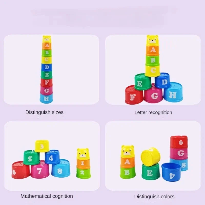 Kids Speed Stacking Cups Game – Brain Response & Puzzle Training Toy