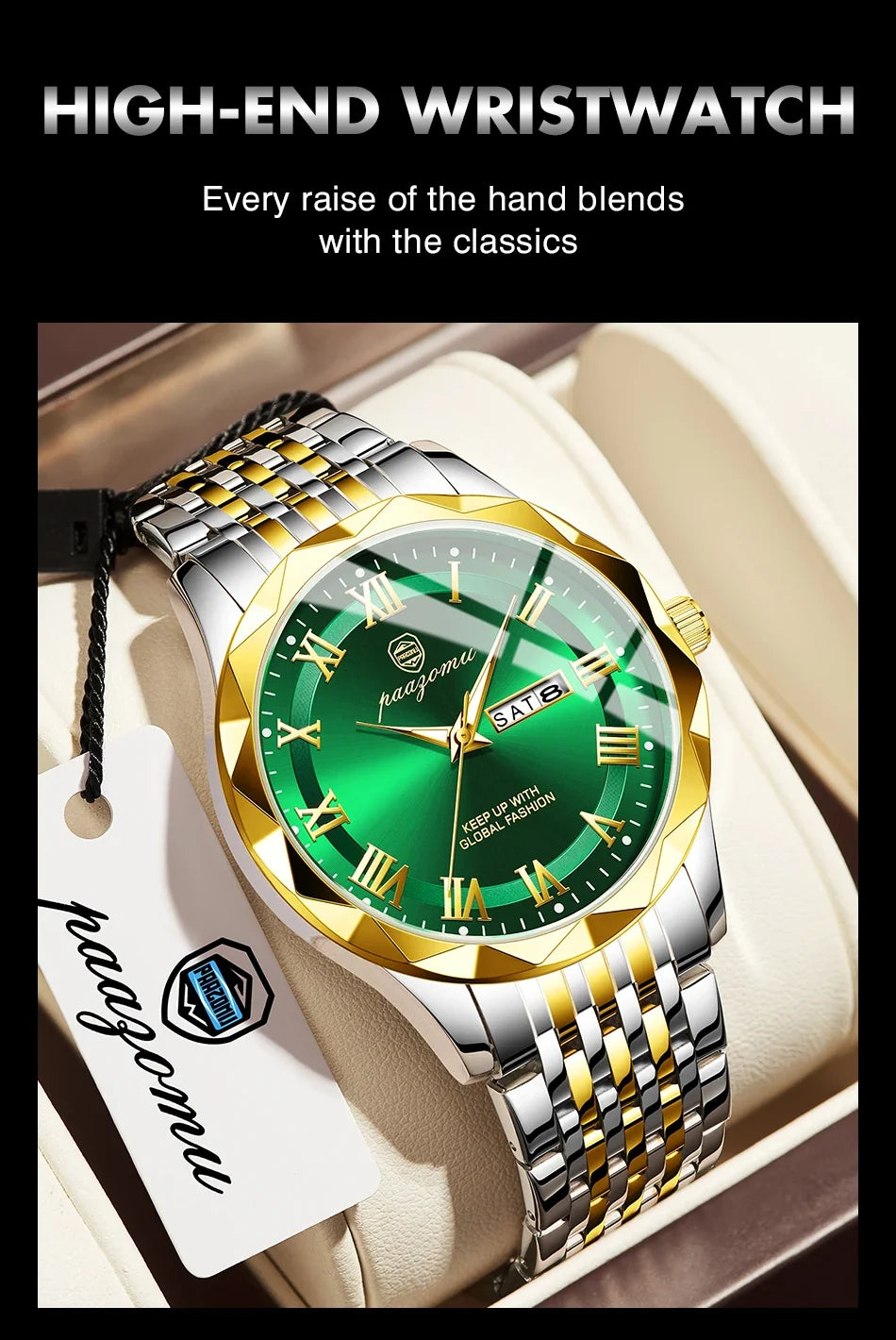 Men's Minimalist Quartz Leisure Watch – Waterproof Sport Watch