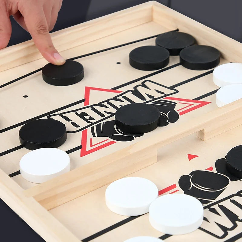 Wooden Bouncing Chess Tabletop Game – Parent-Child Interactive Toy