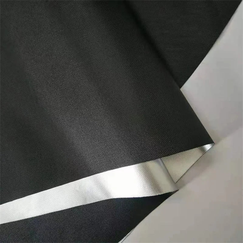 Removable Blackout Window Cloth, 100% Light Blocking Privacy Curtain