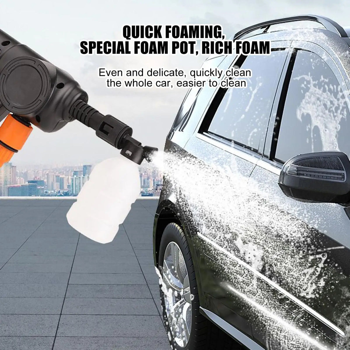 Cordless High-Pressure Washer – Portable Car Wash Spray Gun