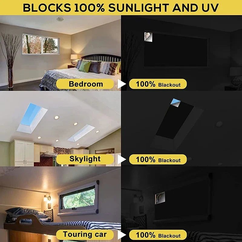 Blackout Window Tint Film – Privacy Darkening Film for Home & Car