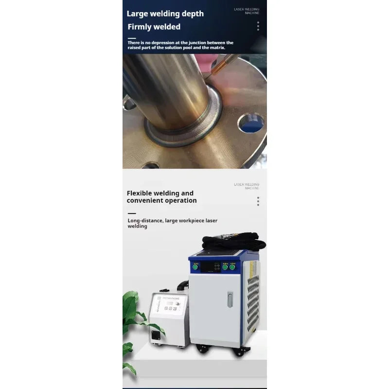 1500W Handheld Fiber Laser Welder – Water-Cooled Portable Metal Welding Machine