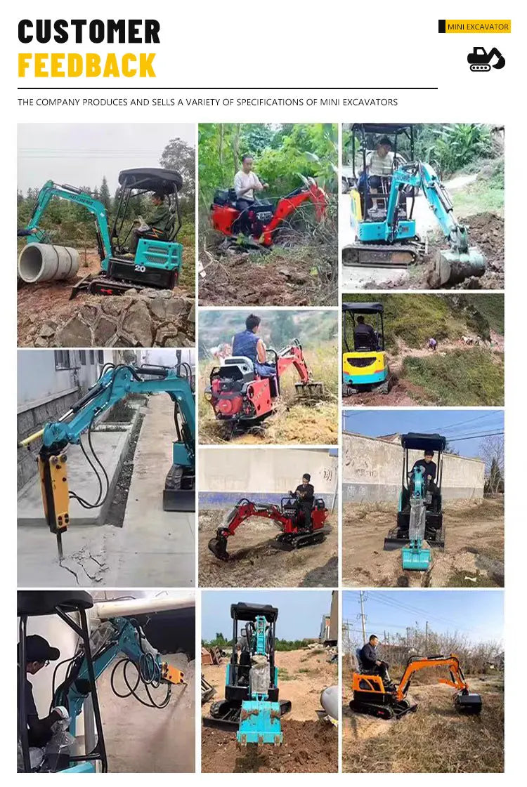 1.8 Ton Mini Excavator – CE-Certified Diesel Compact Digger