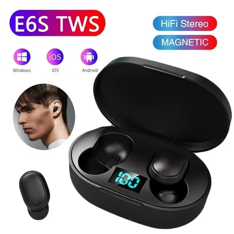 Bluetooth 5.0 Noise-Cancelling Earbuds with Charging Case