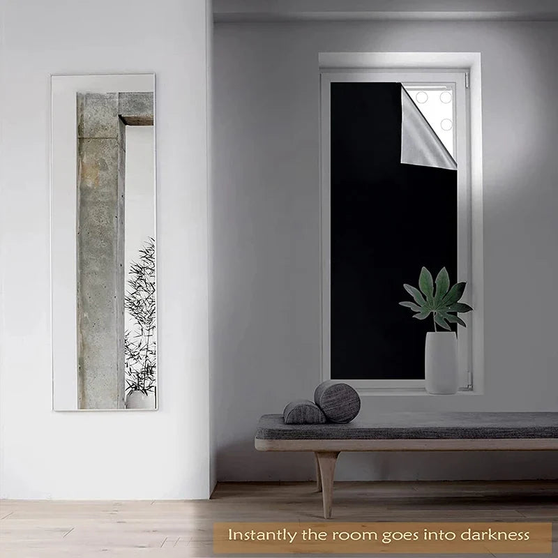 Blackout Window Tint Film – Privacy Darkening Film for Home & Car