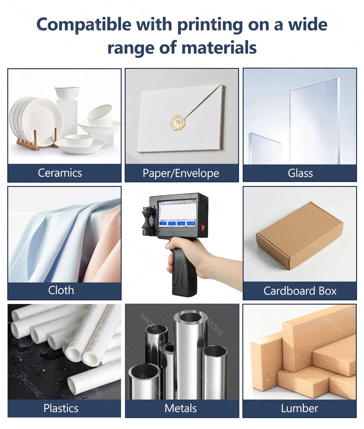 Portable Handheld Inkjet Printer, TIJ Coding Machine with Touch Screen