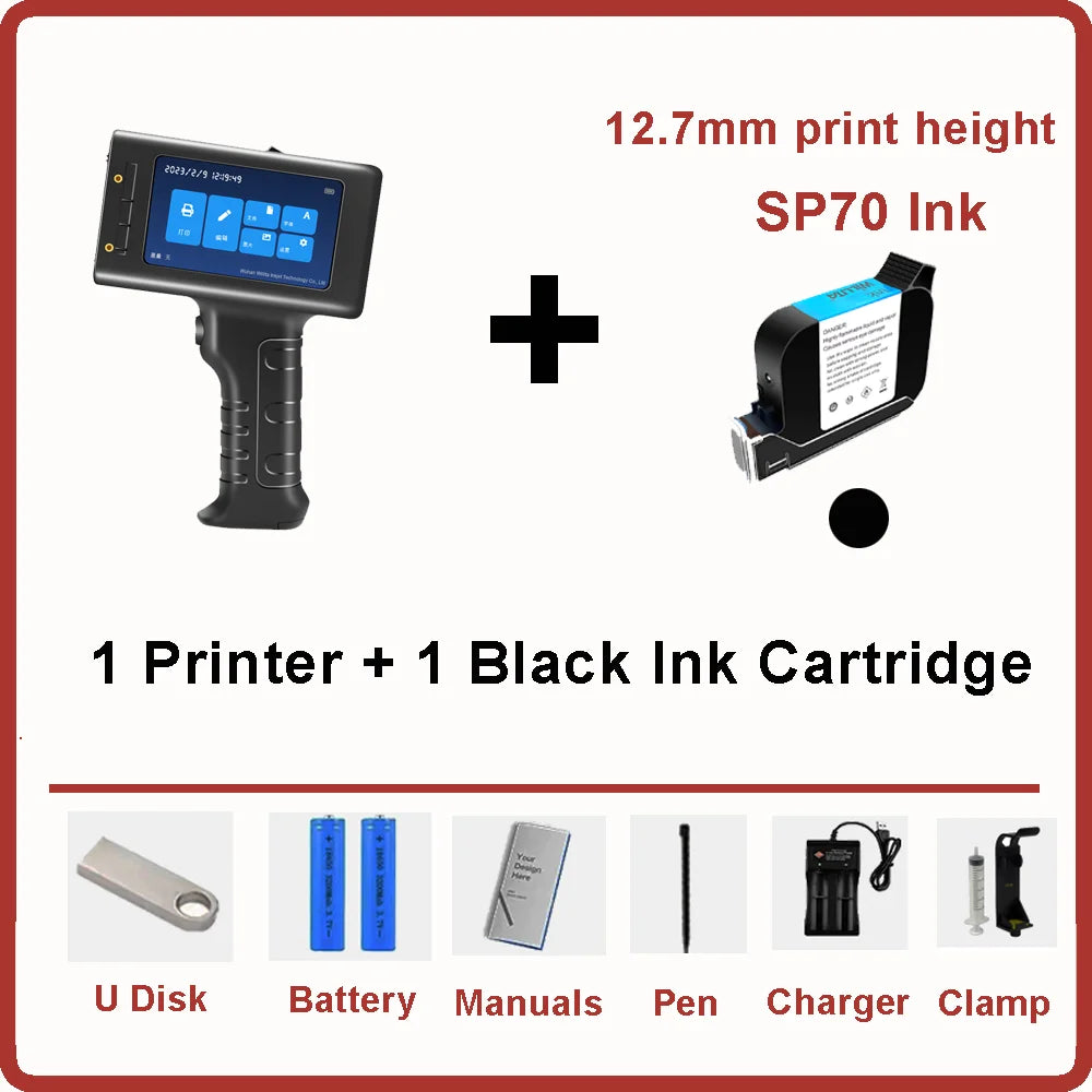 Handheld Thermal Inkjet Printer – Date, Logo & Expiry Date Printer