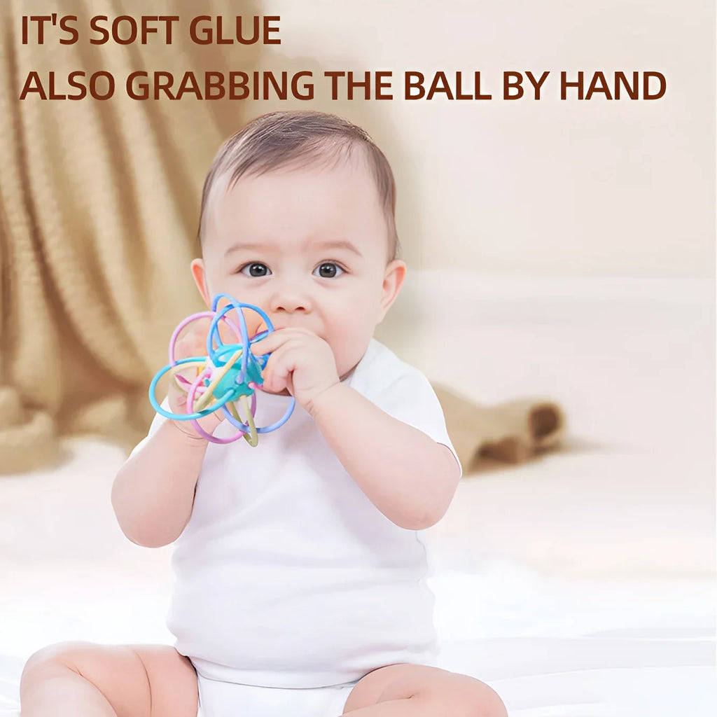 Manhattan Square Golfer Teether Ball – Educational Baby Toy