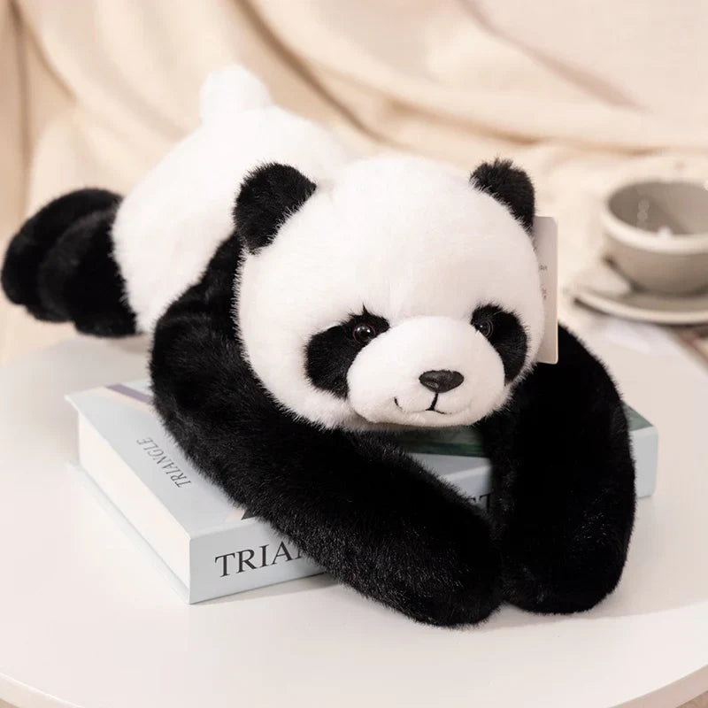 Kawaii Forest Animal Plush Doll – Soft Long-Arm Raccoon & Panda