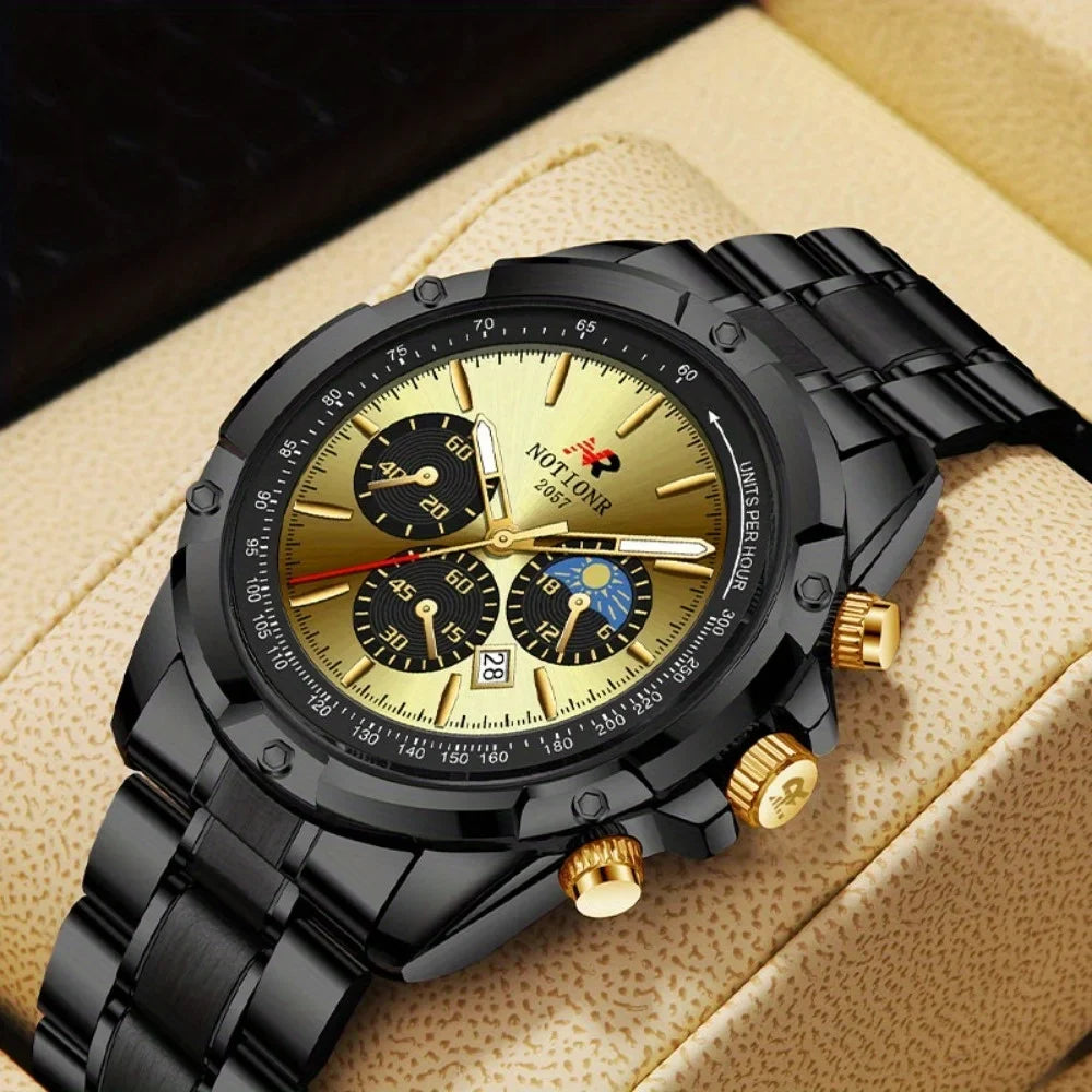 Men's Casual Quartz Wrist Watch – Versatile Everyday Dress Watch