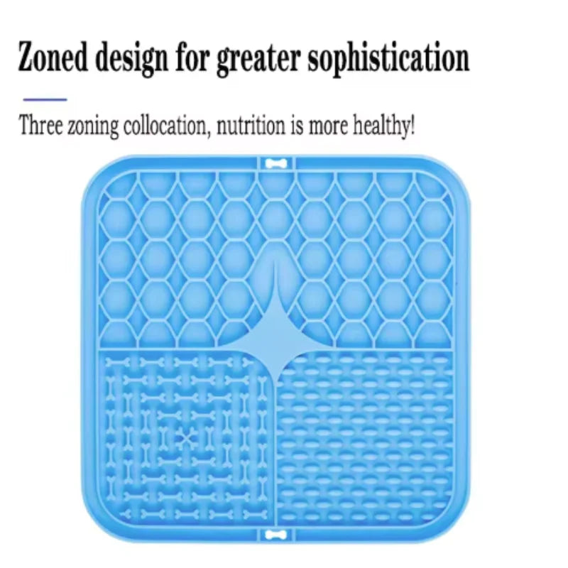 Silicone Dog Lick Mat with Suction Cups