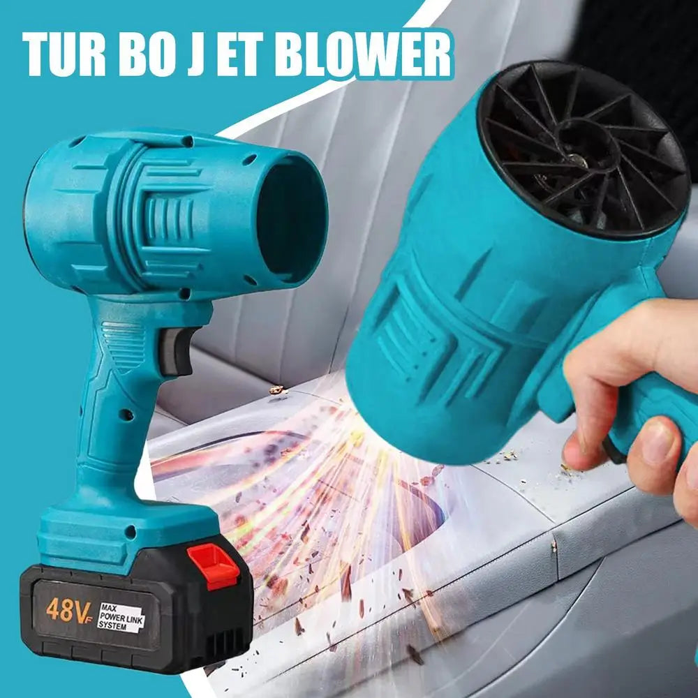Cordless Mini Air Blower – Handheld Jet Fan for Dust & Leaf Cleaning