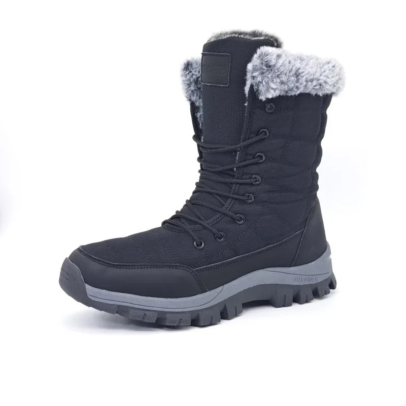 Men's Winter Snow Boots – Waterproof, Warm Outdoor