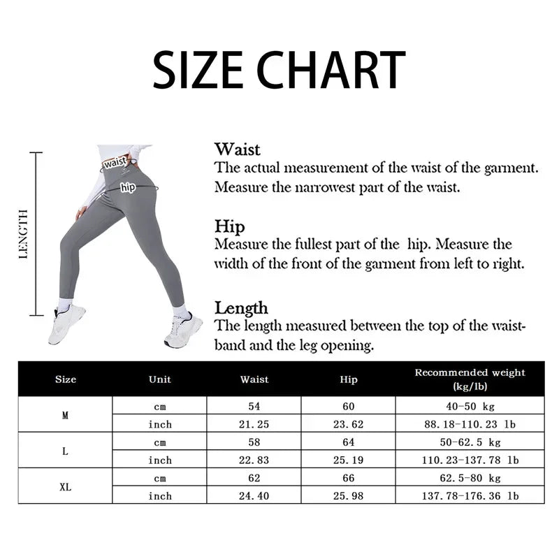 Women's High-Waist Leggings, Thermal Yoga Sports Tights