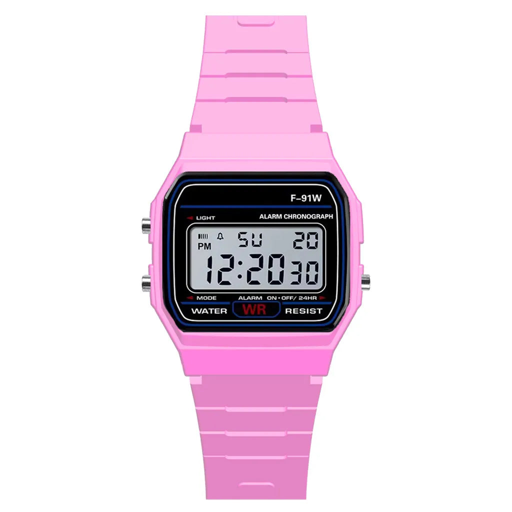 Men's Military LED Digital Watch, Sport Silicone Band, Water Resistant
