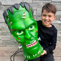 Giant Frankenstein Monster Pendant Lantern Prop 20-Inch-Tall Waterproof Outdoor Halloween Decoration
