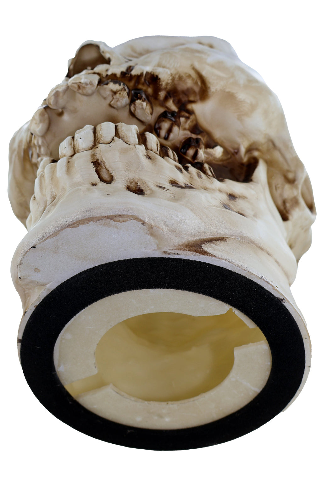 Giant Skull Animatronic Lamp Prop 20-Inch-Tall Heavy Duty Polyresin Halloween Decoration