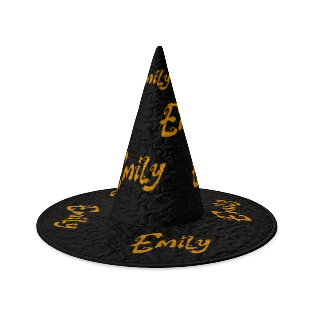 Personalized Halloween Witch Hat with Custom Name – Witch Costume Accessory for Adults & Teens