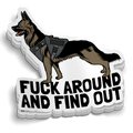 Police K-9 FAFO Sticker