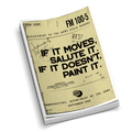 If it Doesn't Move, Paint It | Funny Military Stickers