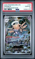 Graded 2025 PKM MEG EN Shedinja #144 Illustration Rare Trading Card Game PSA 10 Gem Mint