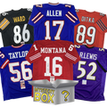 Autographed/Signed Football SILVER Series 1 Jersey Mystery Box with PSA JSA or Beckett COA